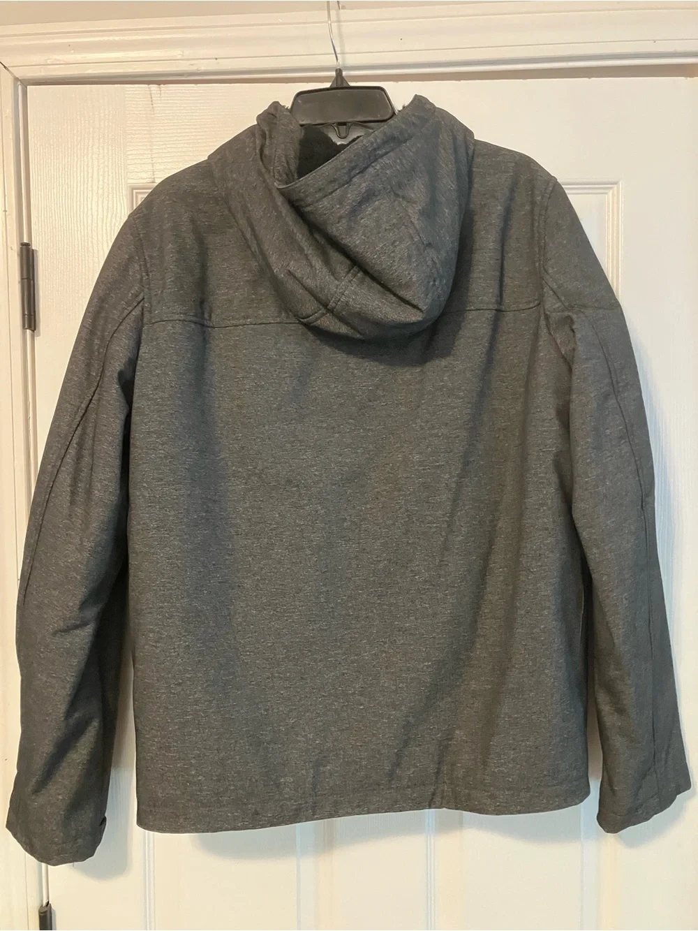Levi's Softshell Sherpa-Lined Hooded Gray Performance Jacket Mens Sz S  New!